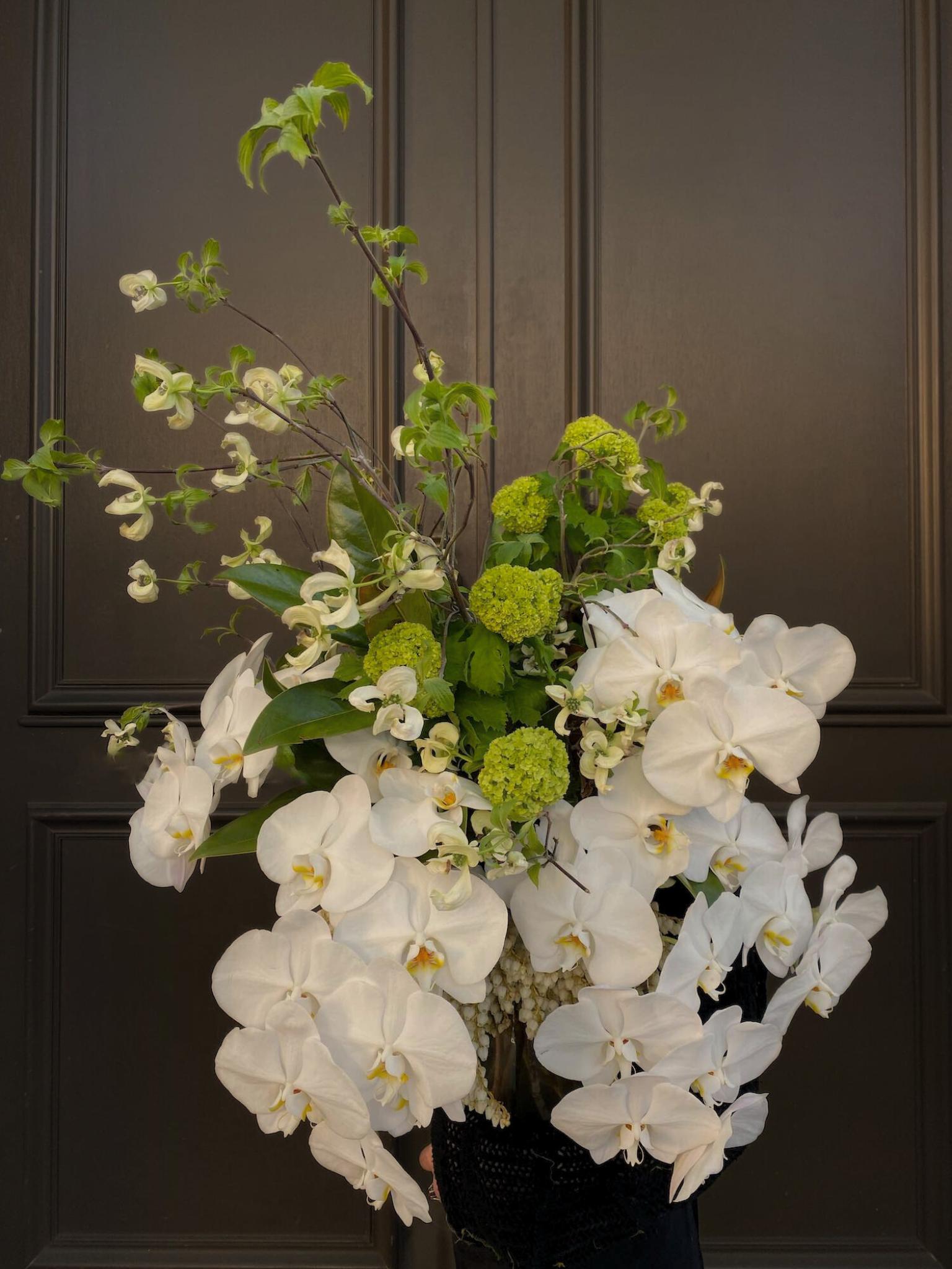 Personalised birth month flower bouquet with seasonal design