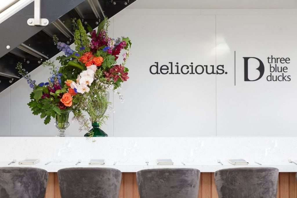 Decorative floral arrangement in soft tones