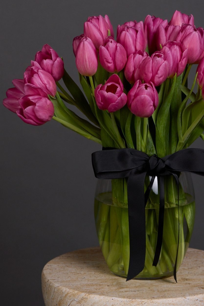 pink pretty tulips delivered in melbourne
