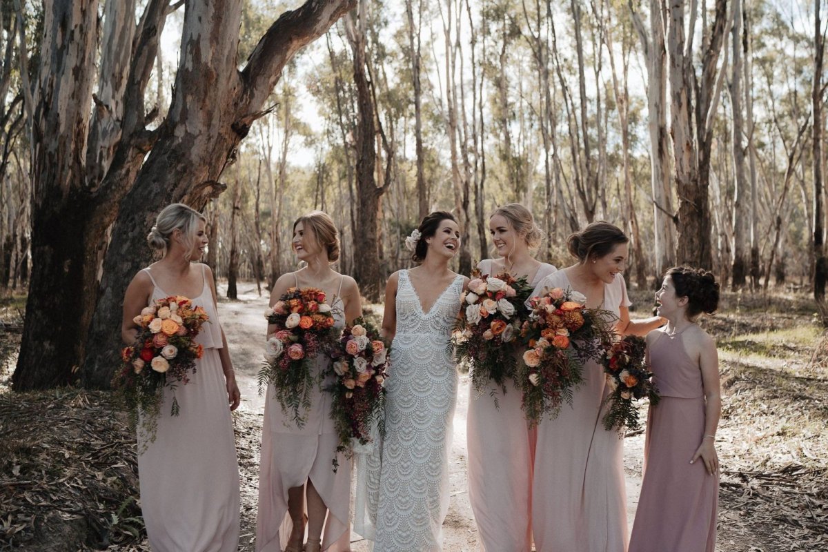 daughter’s wedding flowers