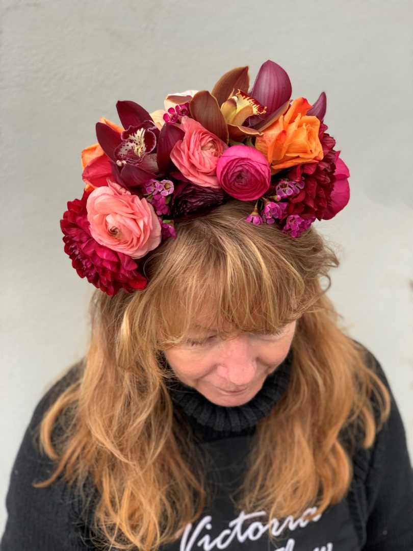 pink crown front