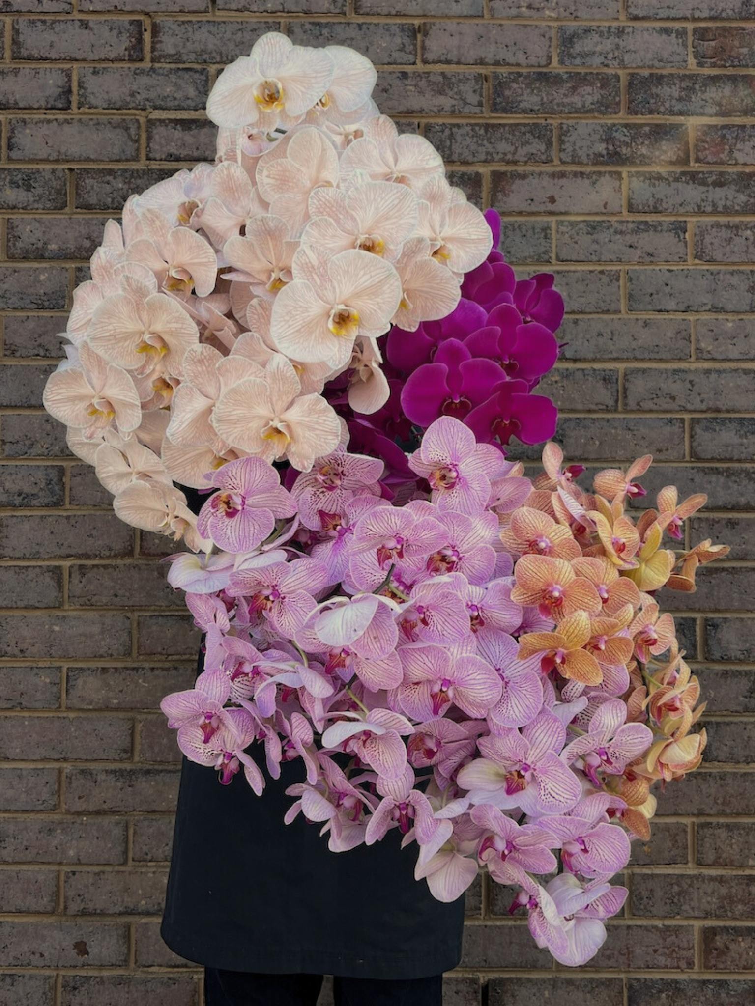 Inside Victoria Whitelaw's flagship boutique in South Yarra, showcasing luxury seasonal flower arrangements at 126 Toorak Road.