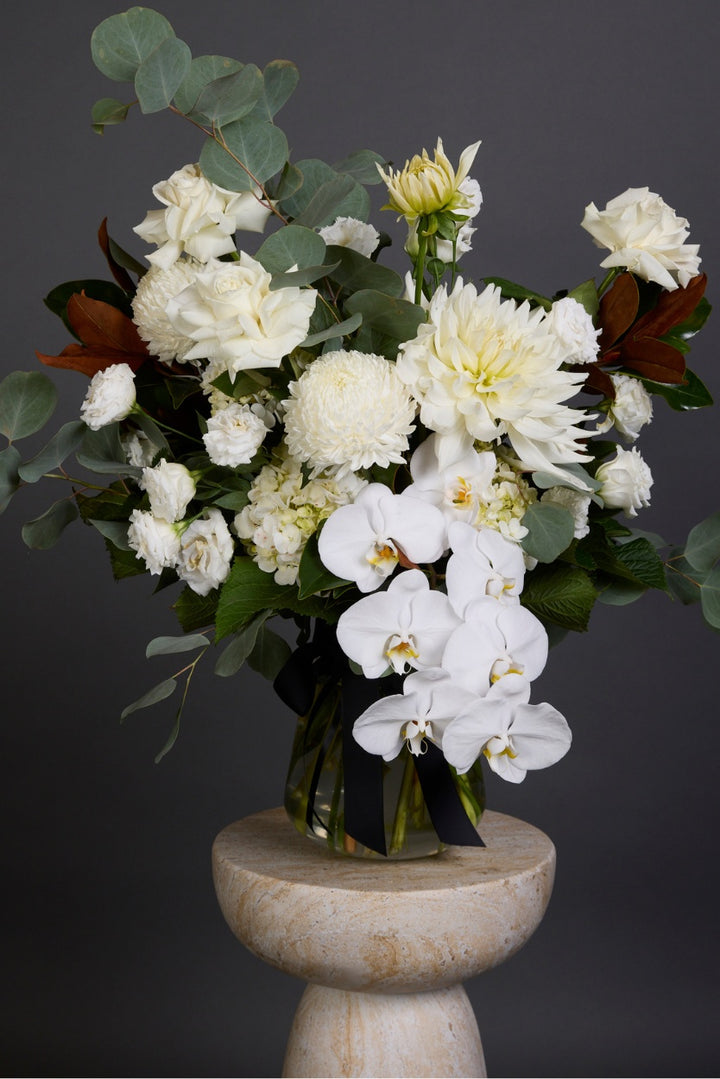 White Delight flower arrangement from Victoria Whitelaw